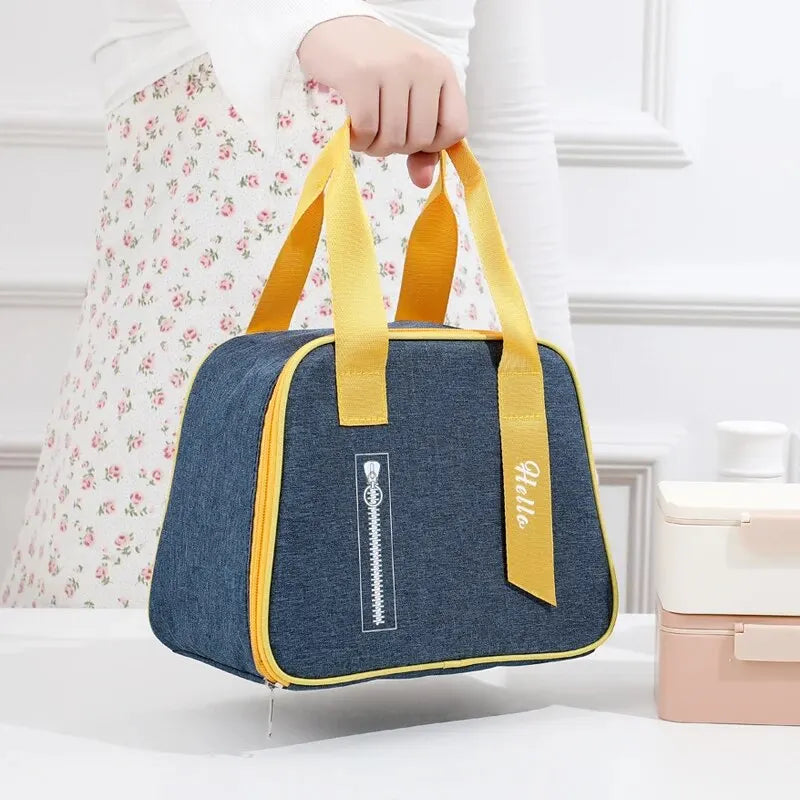 Portable Insulated Canvas Lunch Bag - Savvy Savins