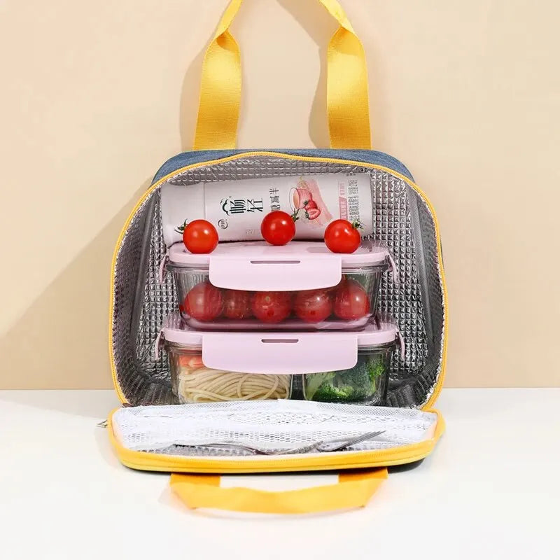 Portable Insulated Canvas Lunch Bag - Savvy Savins