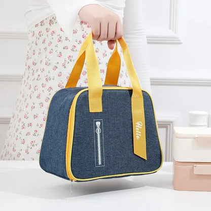 Portable  Insulated Canvas Lunch Bag - Savvy Savins