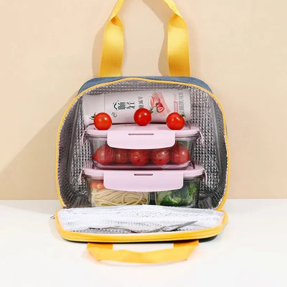 Portable  Insulated Canvas Lunch Bag - Savvy Savins