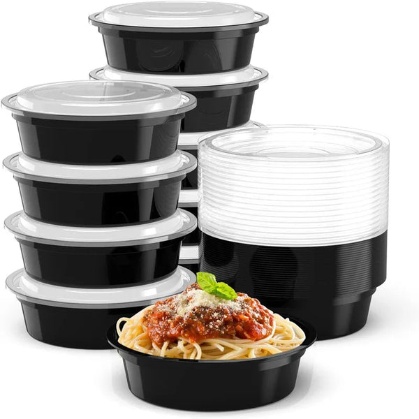 10 Packs 24oz Meal Prep Containers with Lids