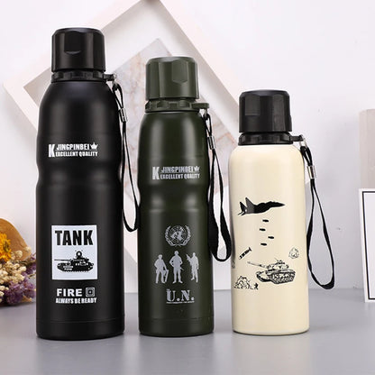 Large-Capacity Vacuum Flask for Climbing & Fitness - Savvy Savins