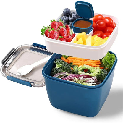 Portable Salad Lunch Container - Savvy Savins