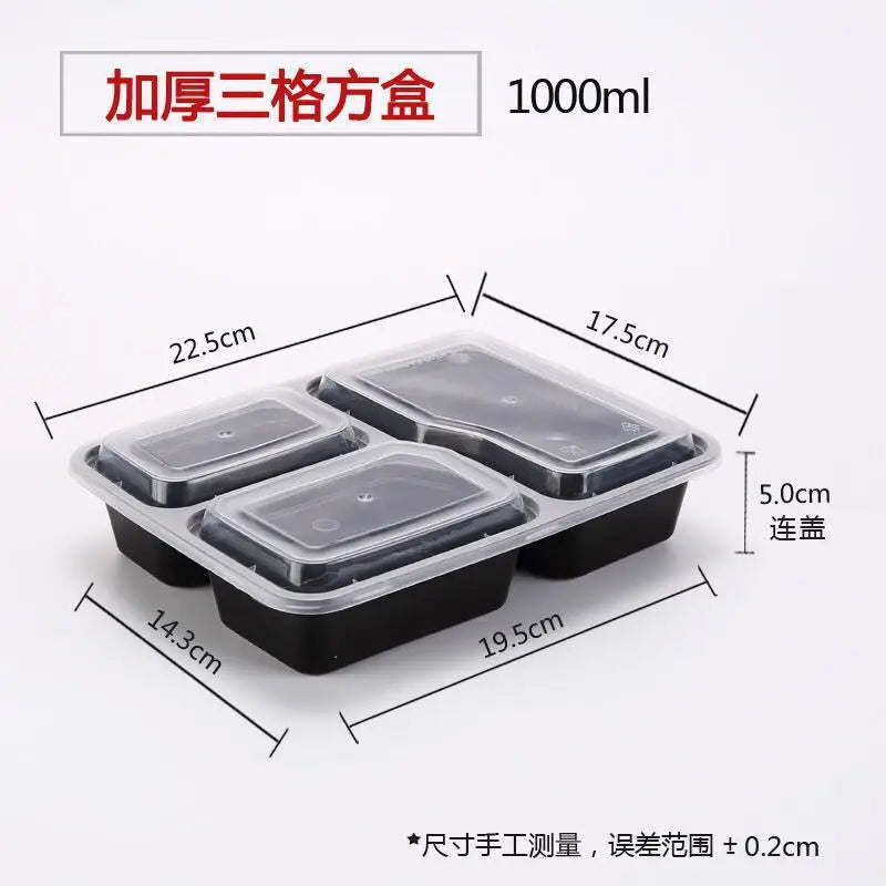 Plastic Reusable Bento Box Meal Storage - Savvy Savins