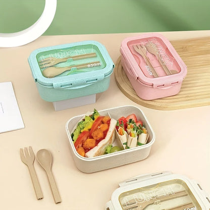 2-Section Microwaveable Lunch Box Container Set - Savvy Savins