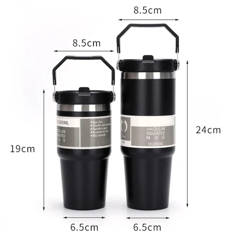 Portable Travel Mug Car Water Bottle - Savvy Savins