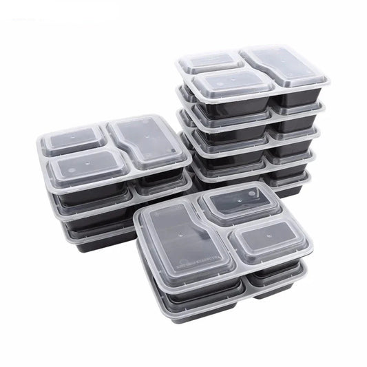 Plastic Reusable Bento Box Meal Storage - Savvy Savins