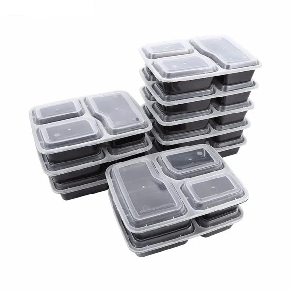 Plastic Reusable Bento Box Meal Storage