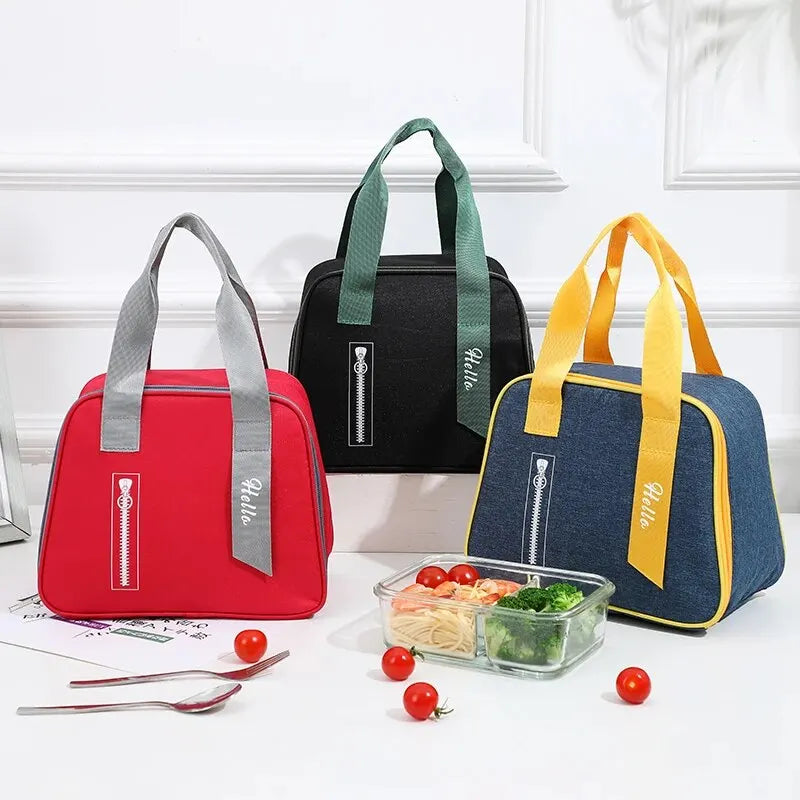 Portable  Insulated Canvas Lunch Bag - Savvy Savins